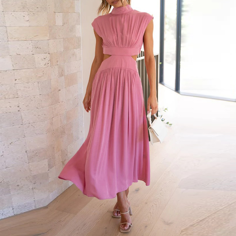 Amelia - Elegant klänning i rosé