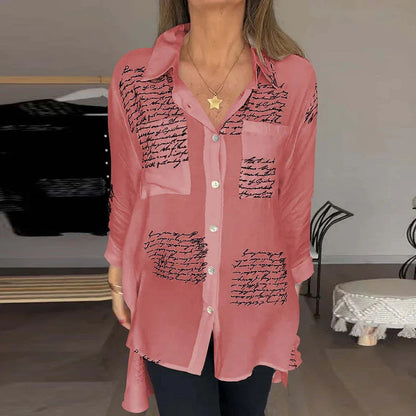 Sif - Skjorta med text kvinnor